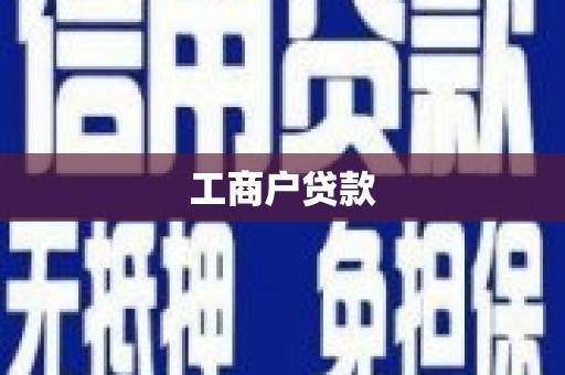 加查工商户贷款