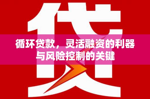 加查循环贷款，灵活融资的利器与风险控制的关键