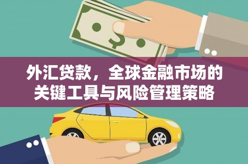 加查外汇贷款，全球金融市场的关键工具与风险管理策略
