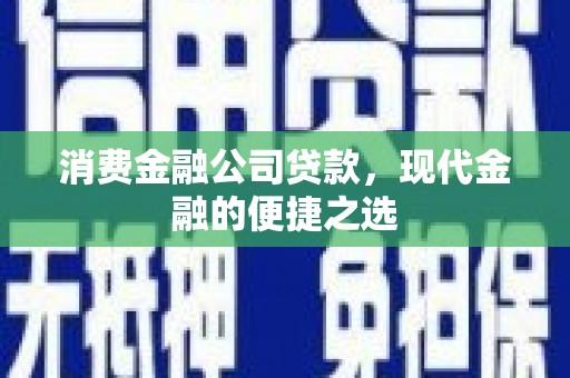 加查消费金融公司贷款，现代金融的便捷之选