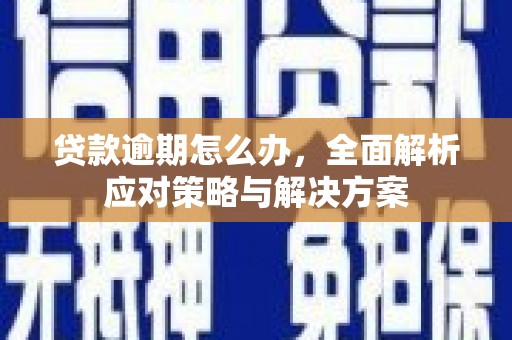 加查贷款逾期怎么办，全面解析应对策略与解决方案
