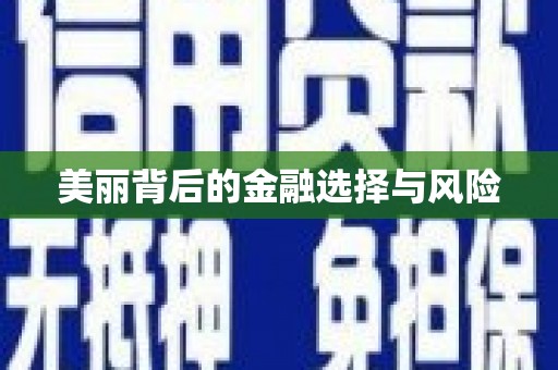 加查美丽背后的金融选择与风险