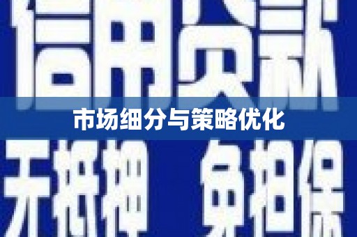 加查市场细分与策略优化